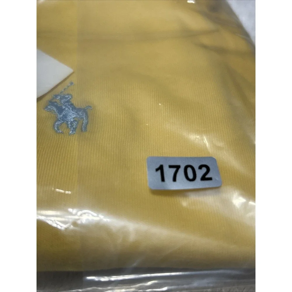 Polo Ralph Lauren Mens Small Short Sleeve Crew Neck Tee Fall Yellow NWT MSRP $35